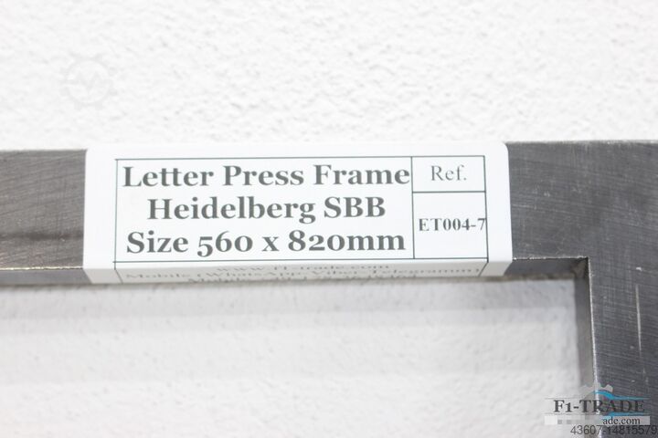 Heidelberg SBB - 560 x 820mm