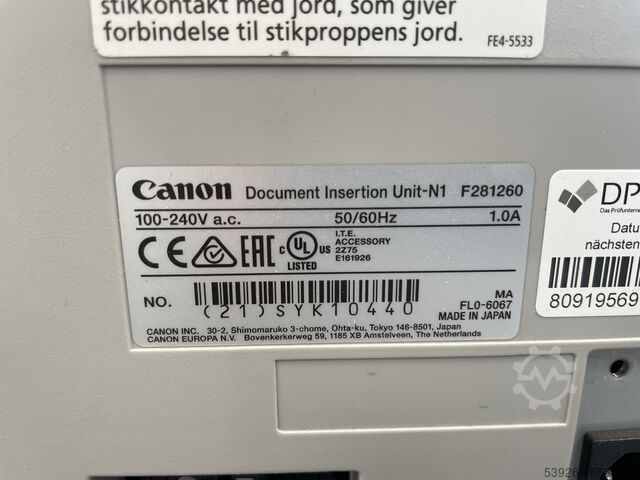 Canon Document Insertion Unit-N1 for Canon imagePRESS