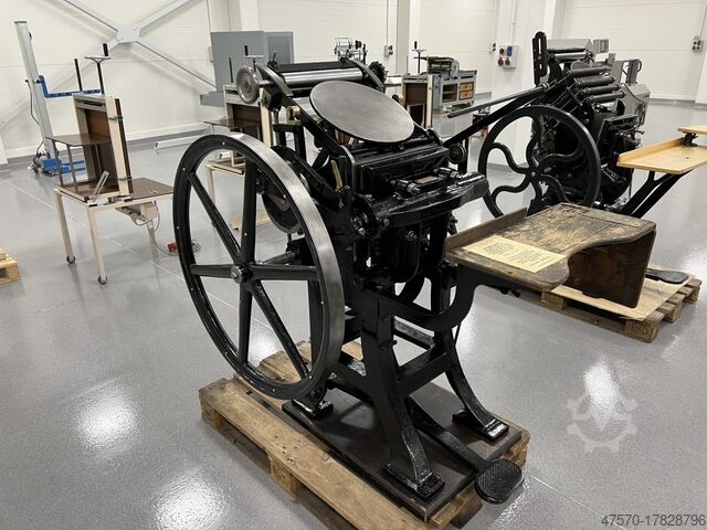 Emil Kahle Letterpress Machine Platen