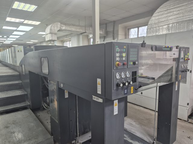 Man Roland R 510 OB PLV 5/5, 2008 г. в., 10 секций +лак, 201 млн. отт