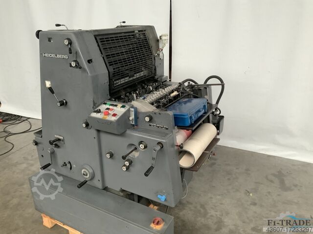 1 цветная листовая офсетная машина Heidelberg GTO52