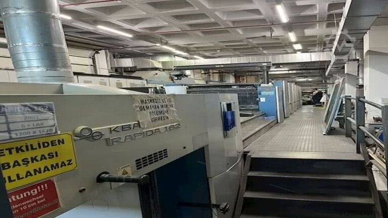 6 цветов KBA RAPIDA 162A 6+lak PWVA ALV3